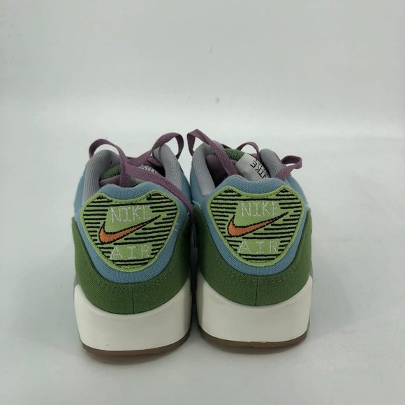 Nike Blue & Green Synthetic Athletic Sneakers | Impeccable Style main image 3